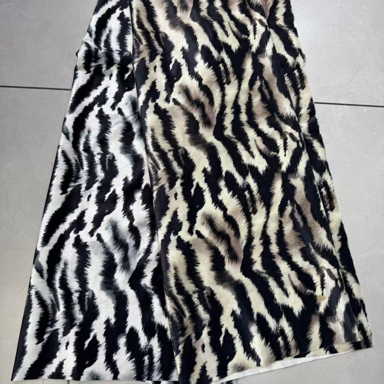 韩国绒印花豹纹